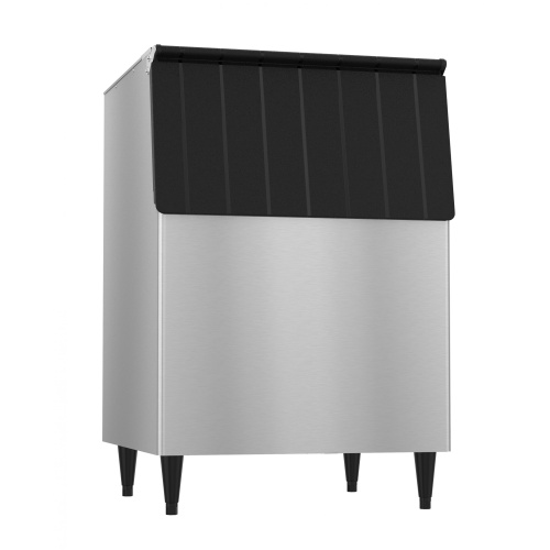 Wide Ice Storage Bin, Stainless Steel Exterior