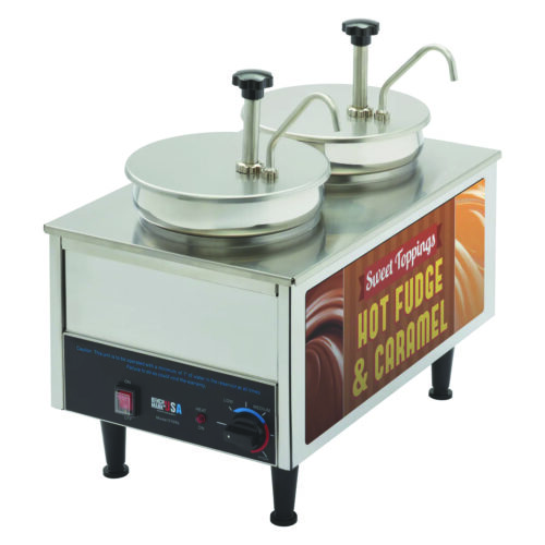 Hot Fudge & Caramel Warmer – 2 Pumps