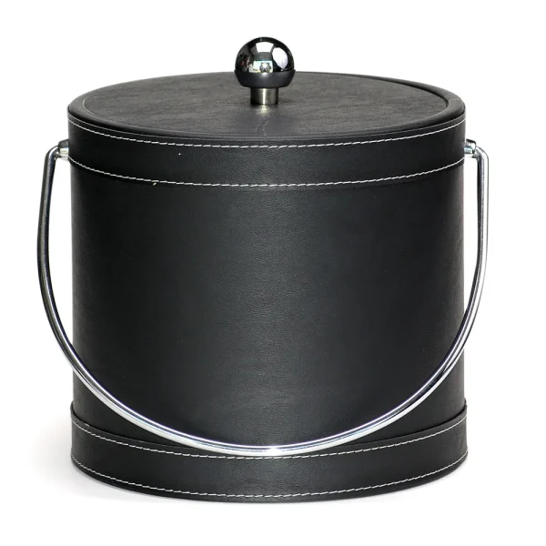 3 qt ice bucket black