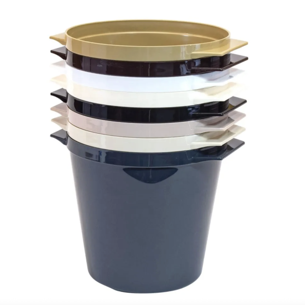 3qt Essential Round Plastic Ice Bucket Liner